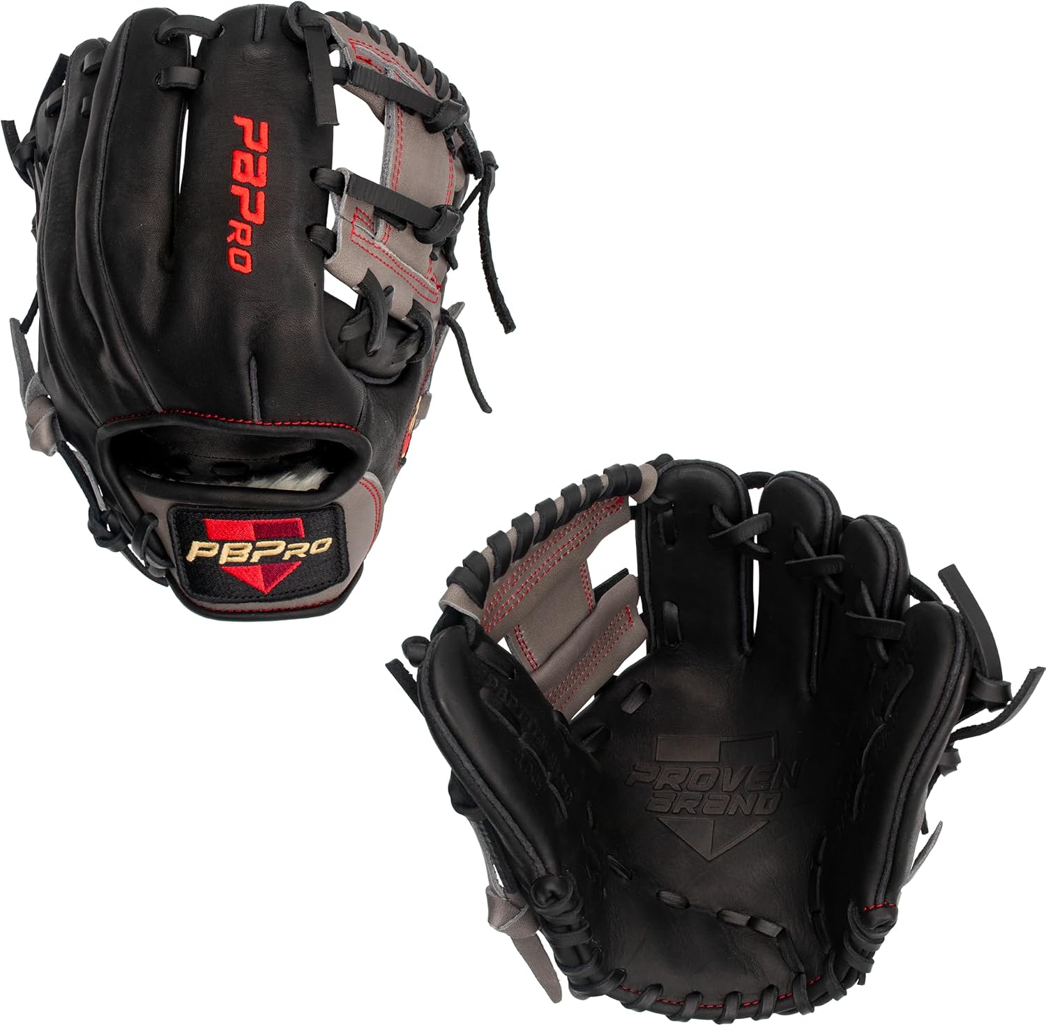 PBPRO Travel 10.5” Infield Baseball Training Glove – I Web Infield Travel Trainer for Baseball