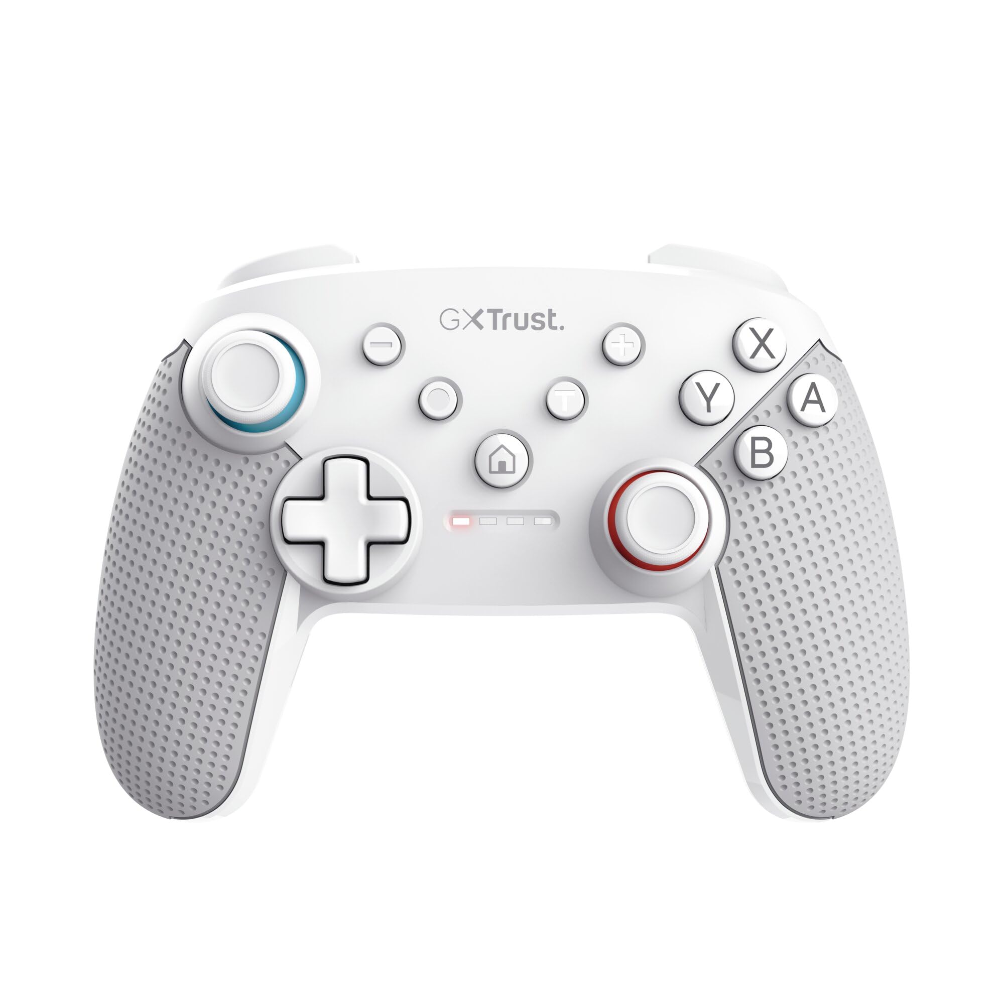 GXTrust 1246W Muta Controller Nintendo Switch Wireless con Bluetooth, Vibrazione Dual Shock, Sensore di Movimento, Pulsante Turbo, 15h di Gioco, Gamepad per Nintendo Switch, Lite, OLED, Bianco