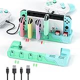 Switch Controller Charging Dock - Animal Crossing & Switch OLED Model Joycons