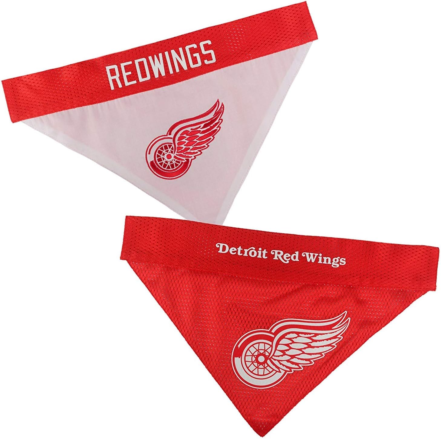 Pets First DRW-3217-L-XL Detroit Red Wings Reversible Bandana, Large/X-Large