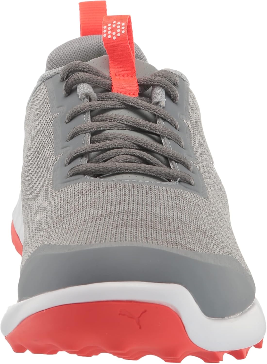 Puma Golf Men's Fusion PRO Extra Wide Golf Shoe, Quarry-Puma Silver-Red Blast, 9.5 - Image 2