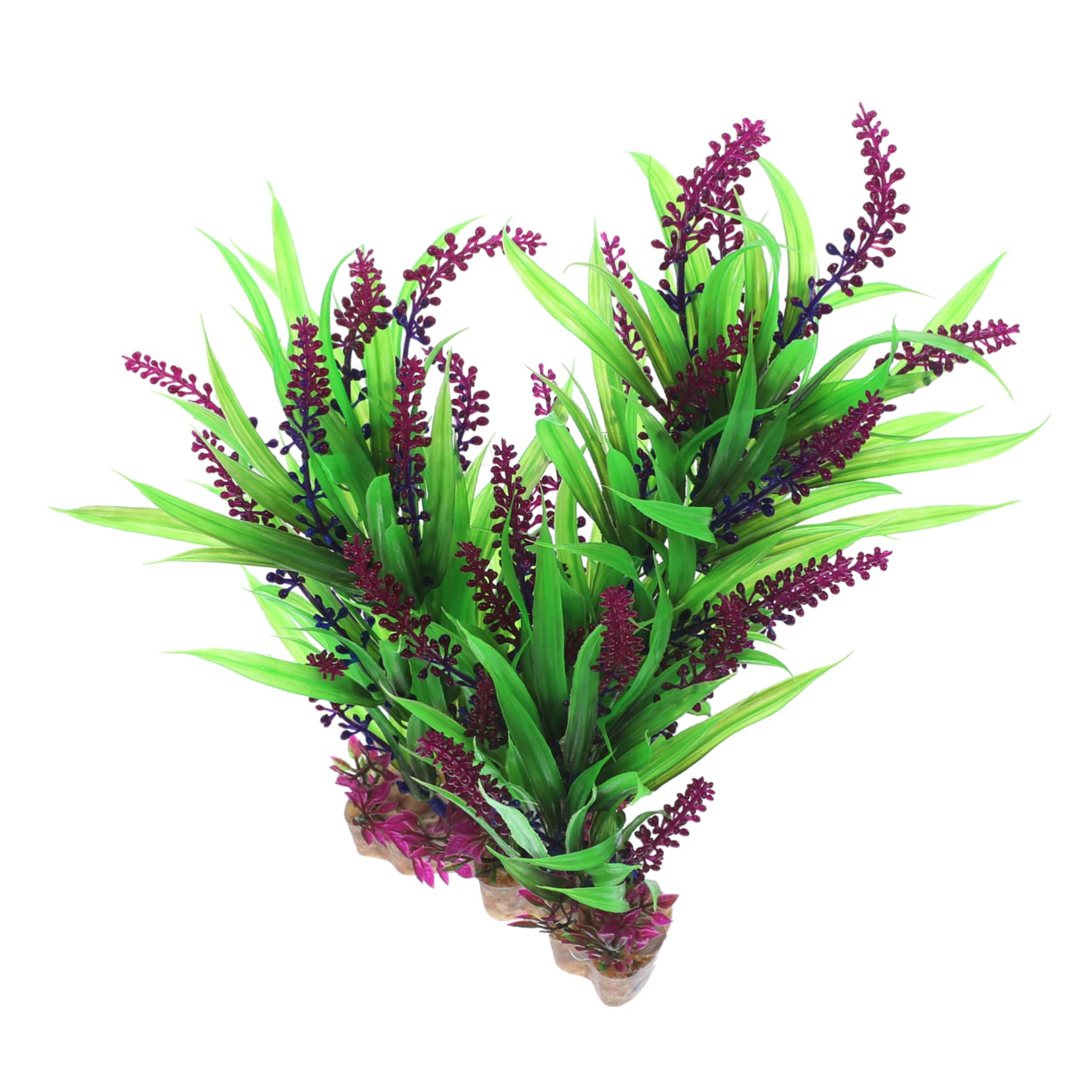 2 Piezas Plantas Acuáticas Artificiales Decoración De Peces Luz del Acuario Plantas Falsas Nenúfares Artificiales Acuario Falso con Bomba De Aire Hojas Artificiales Resina