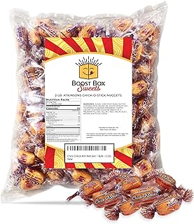 Atkinson's Chick-O-Stick Bite Size Nuggets Bulk Individually Wrapped Candy (2 Pound)