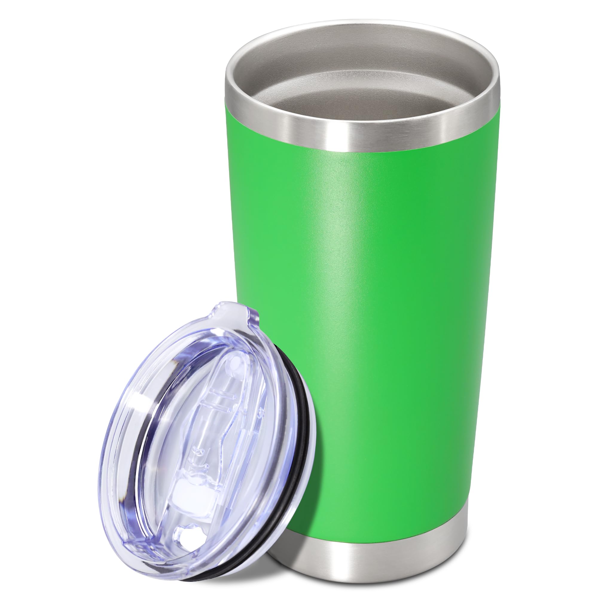 20oz Tumbler Insulated Tumblers Vacuum Coffee Mug with Lid Green 1Pack