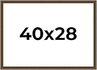 Vista 39 de Marco de fotos completo de madera dorada envejecida de 16 x 20 pulgadas con plexiglás acrílico UV, parte trasera de tablero de espuma y accesorios