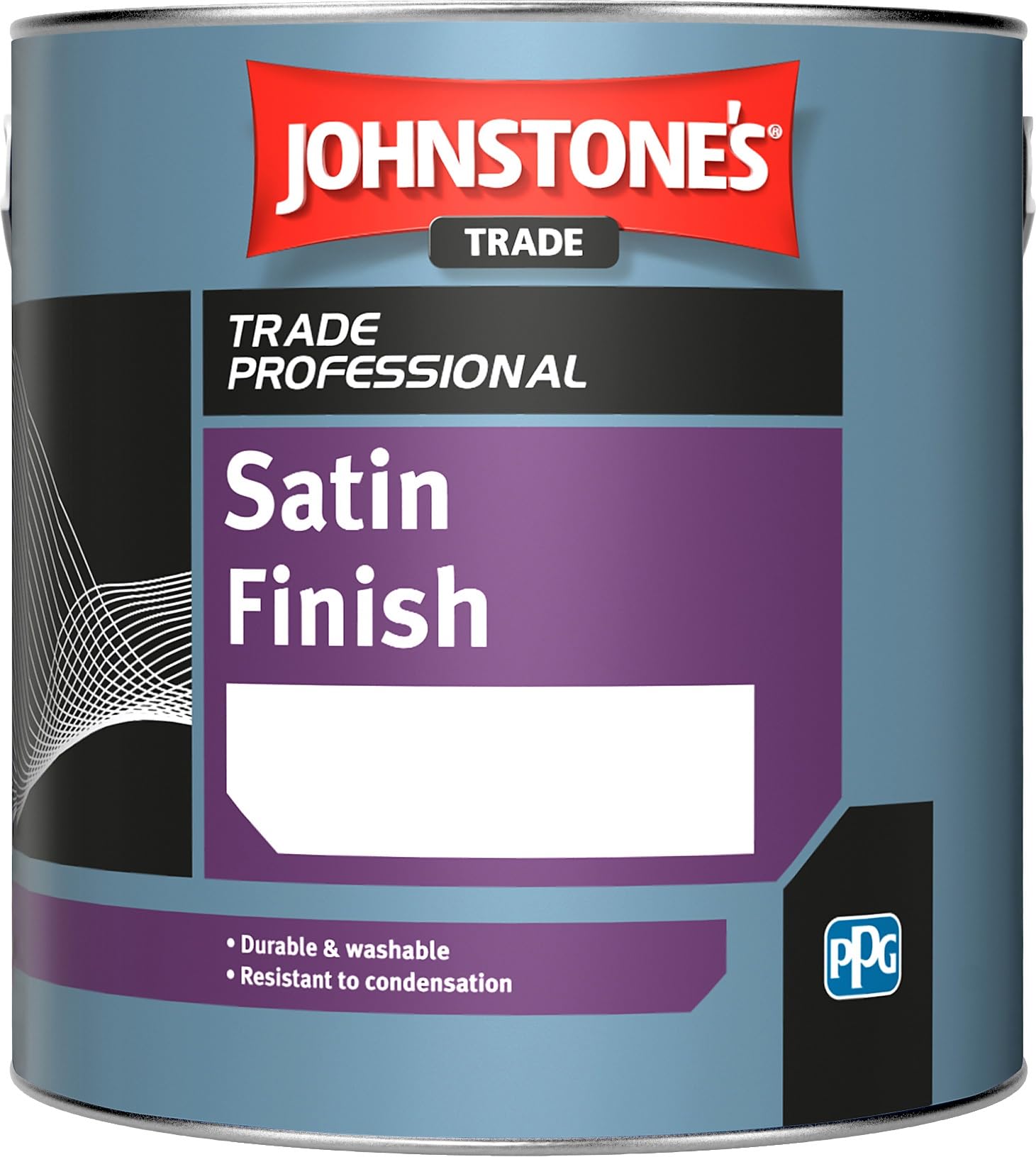 Johnstone's Trade Johnstones Trade Satin Finish Brilliant White 1L from B&Q