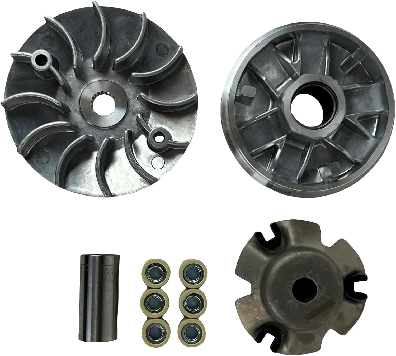 RedCap 150cc 125cc GY6 Clutch Variator Drive Assembly Belt Kit for Scooter Moped Go Kart ATV UTV TaoTao Roketa SunL Ice Bear Vitacci 152QMI 157QMJ Transmission Rebuild Long Case (Belt 835-20-30)