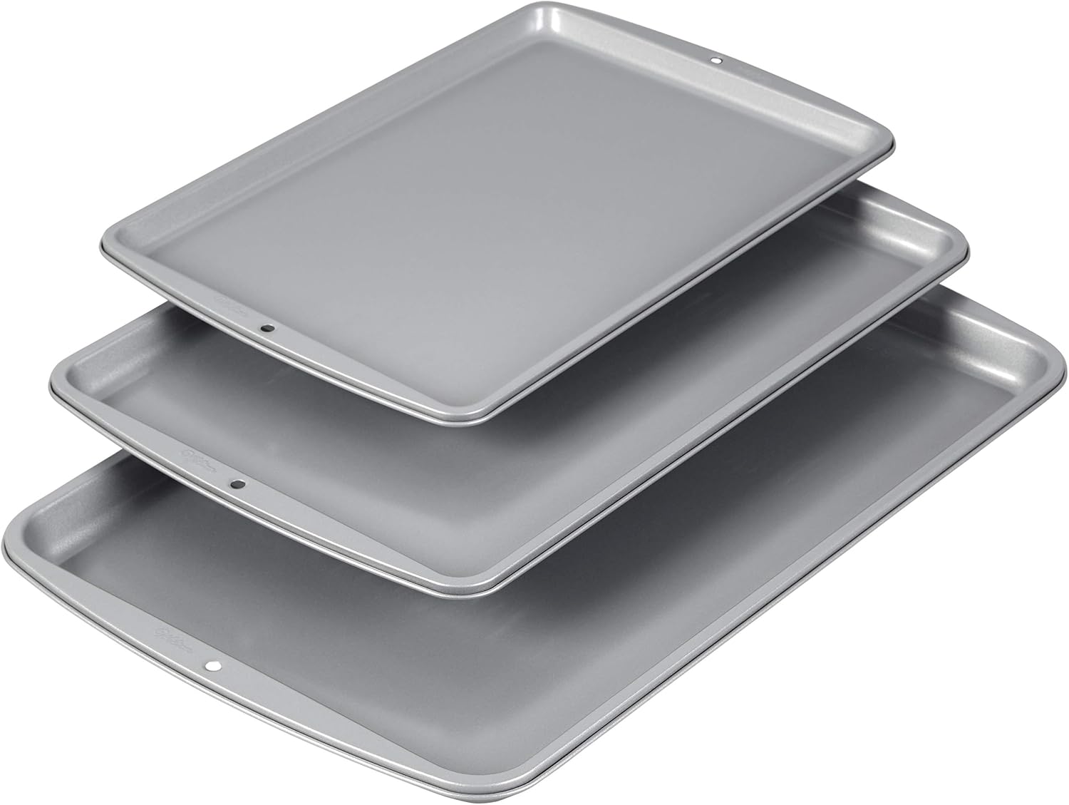 Wilton Recipe Right 3 Piece Cookie Pan Set, Standard Packaging