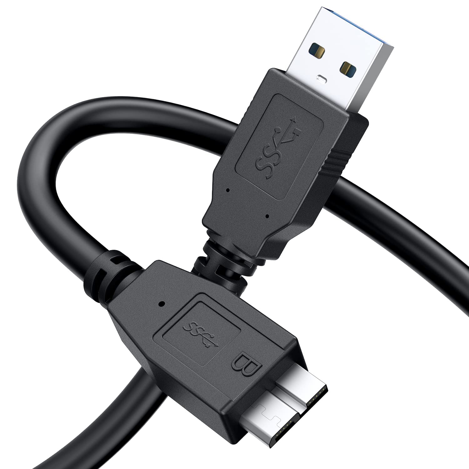 FEDUS USB 3.0 A to Micro B SuperSpeed Cable for External & Desktop Hard Disk Drives Cable compatiable for WD/Seagate/Toshiba//Hitachi External Hard Drives,Black (B07PWVGRWY) Amazon Price History, Amazon Price Tracker
