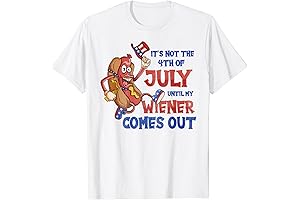 It's Not A Party Until My Wiener Comes Out 4th of July Wiener T-Shirt