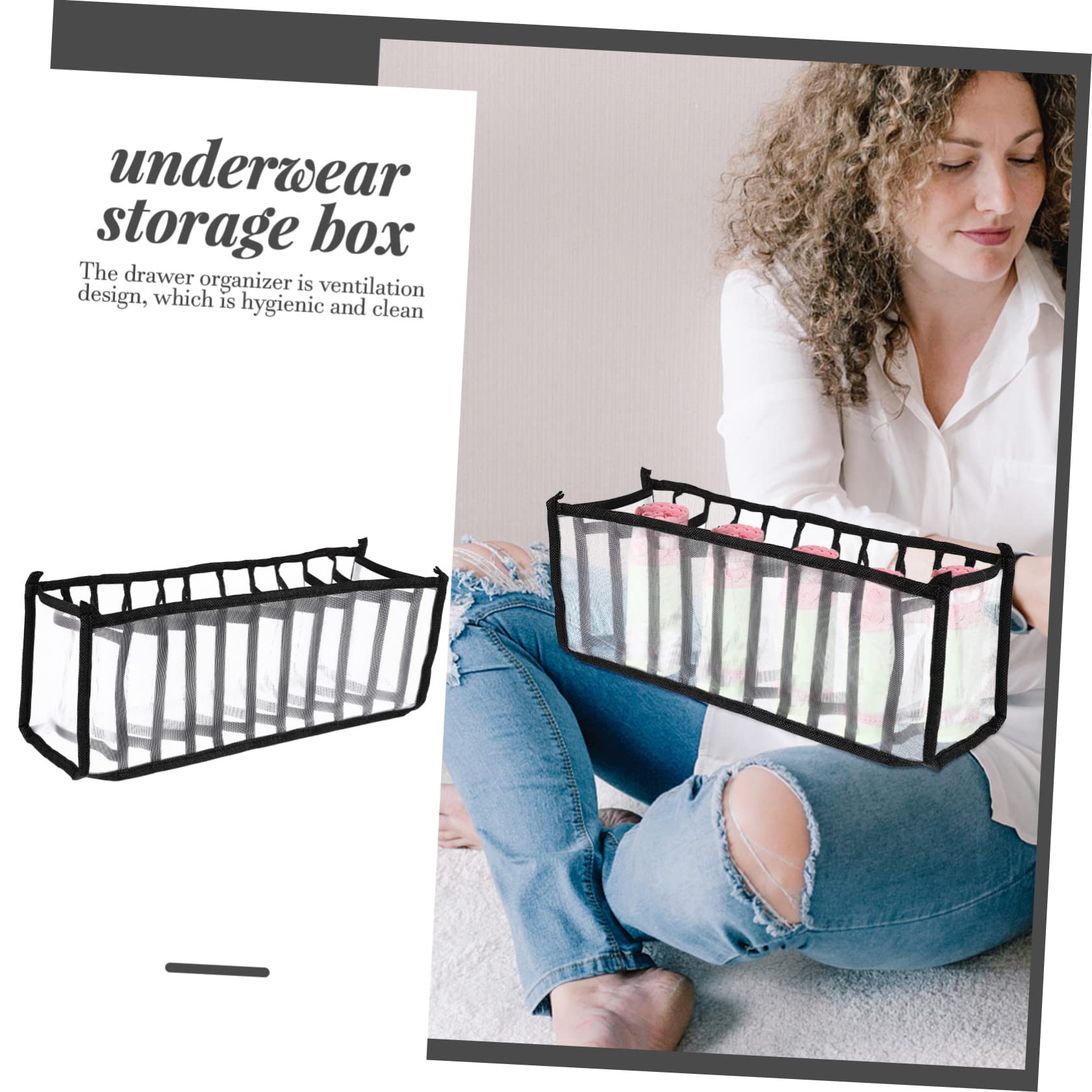 Amosfun 3 Sets Platzsparender Unterwäsche-organizer Schrank-unterwäsche Strumpfhosenhalter Bh-schrank-organizer Einfach Zu Organisieren