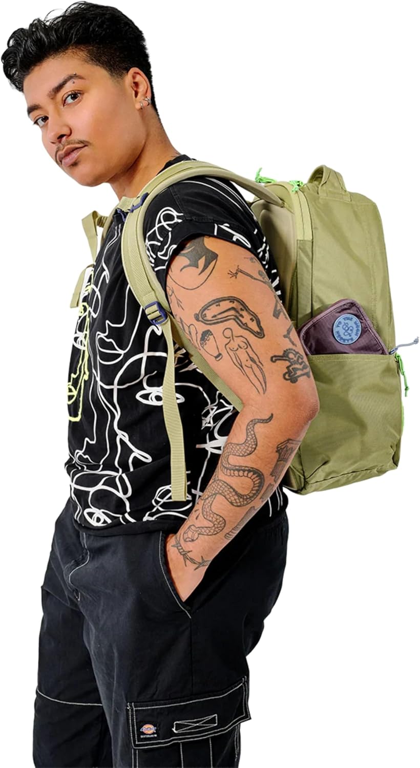 Baboon to the Moon City Backpack – Water-Repellent 16" Laptop-Friendly Backpack, Work, Travel, Gym Bag for Men & Women (Circuit)