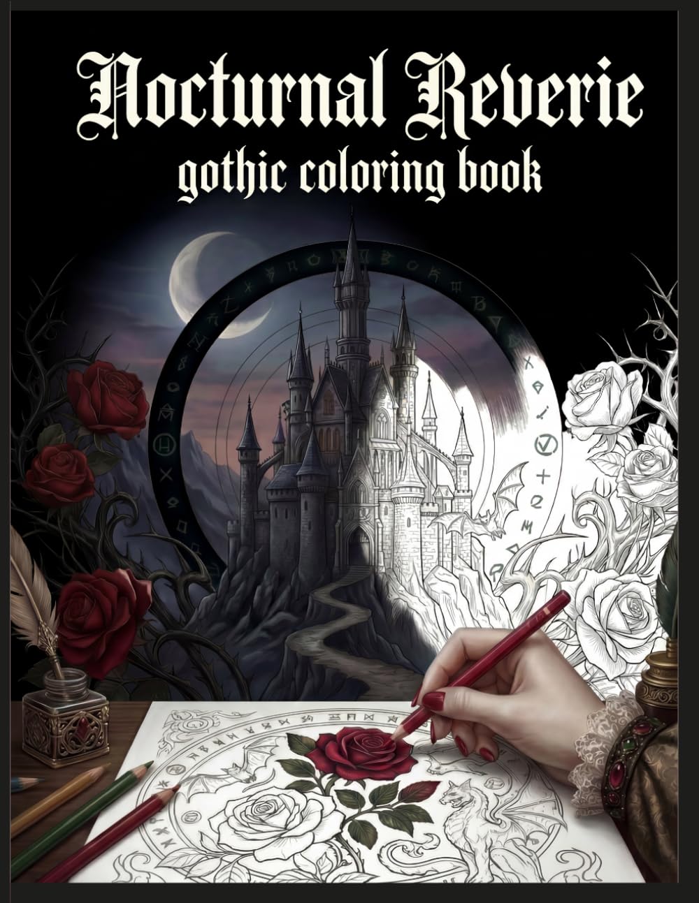 Nocturnal Reverie: Gothic Coloring Book