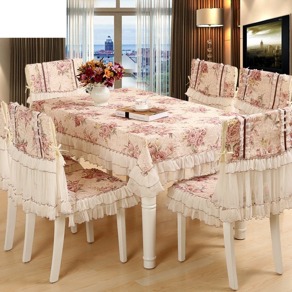 Housses pour l’arrière de la tapisserie de chaises Kit-R en dentelle pastorale