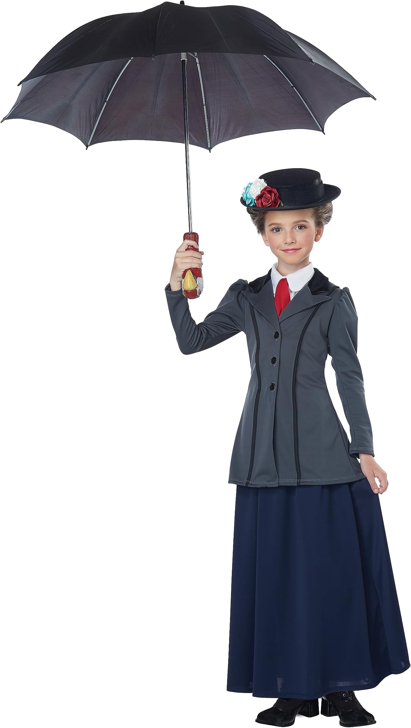 California Costumes Girl's English Nanny Costume Small