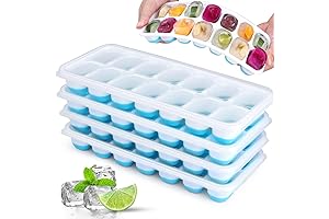 4-Pack Stackable Silicone Ice Trays