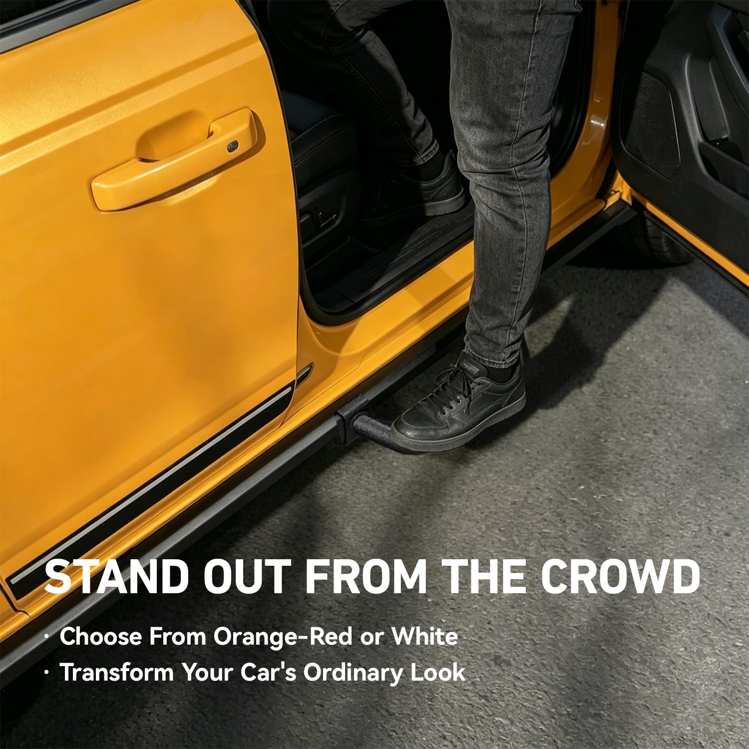 Amazon.com: TIOYAR Bronco 4 Door Add on OEM Rock Rail Replace for