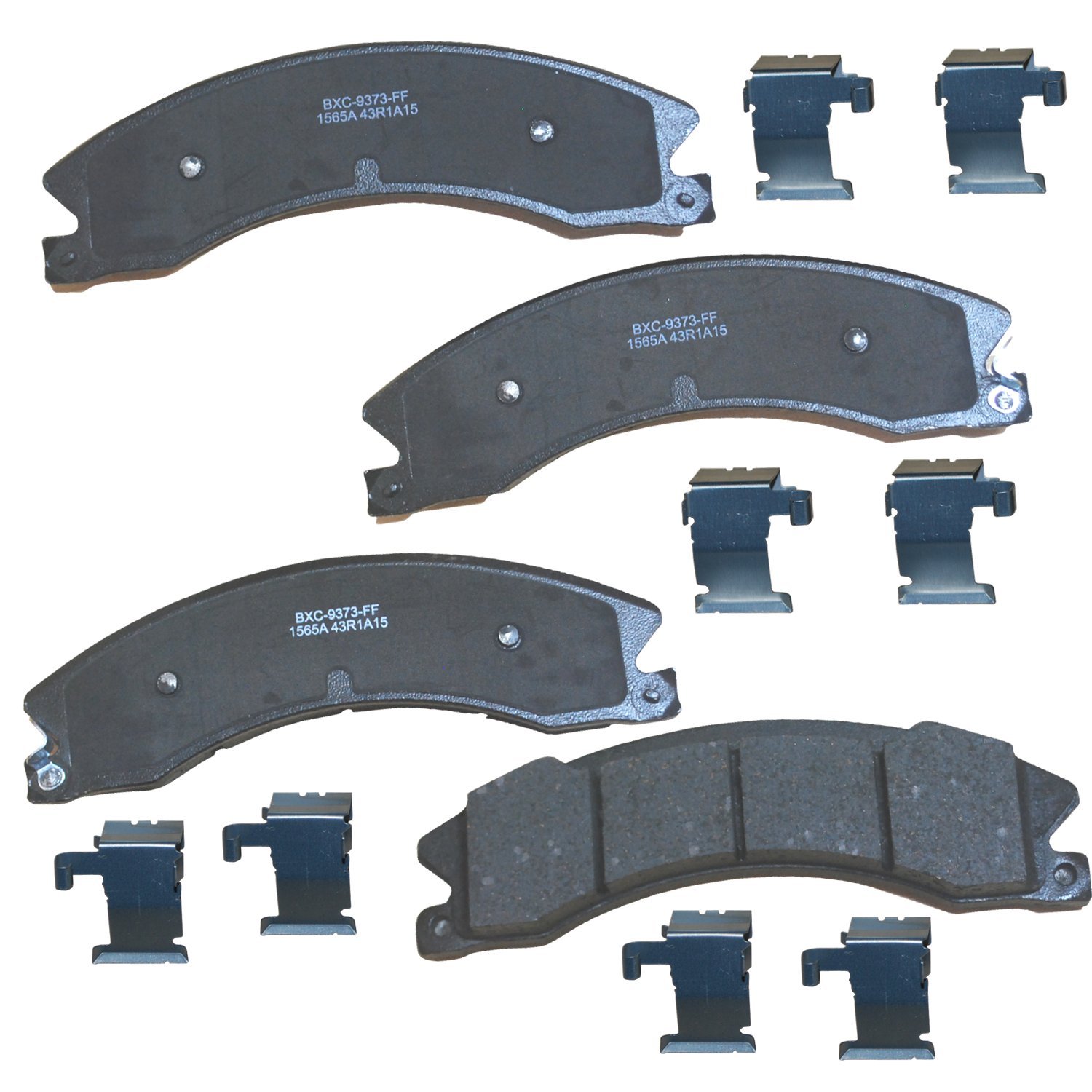 Bendix Premium SBC1565A Ceramic Front Brake Pads for Nissan NV1500 2021-2012, NV2500 2021-2012, NV3500 2021-2012, TITAN XD 2019-2016, TITAN XD 2024