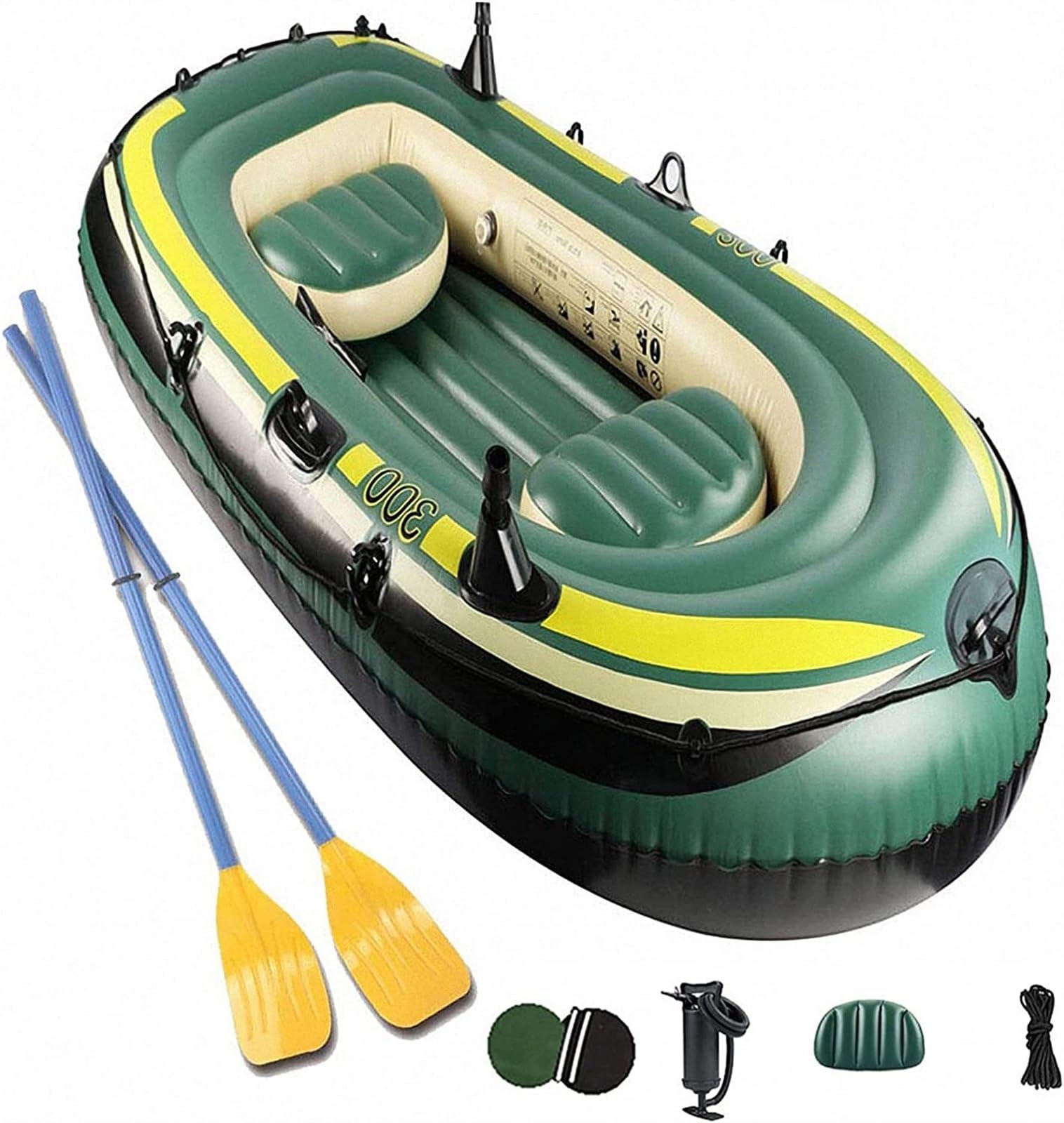 ELzEy Kayak Inflable Barco de Pesca Kayak Kayak Inflable Doble Barco de plástico Kayak Barco de Pesca Barco Inflable Barco de Goma