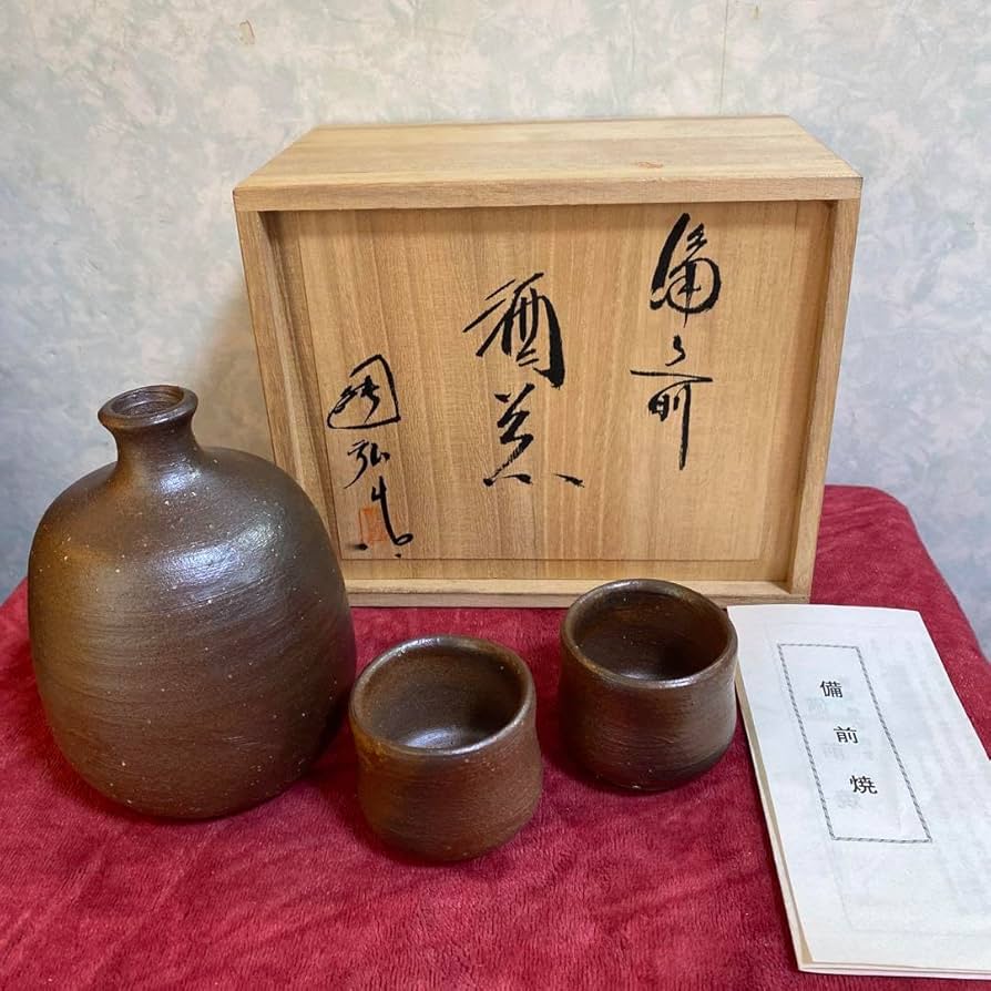 備前焼 利陶苑 金重窯 蓋置 七十六代 陶弘造 猿 箱付き