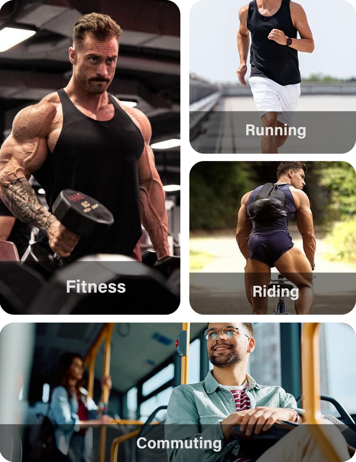 Casey Kevin Débardeur de Compression pour Homme Maillots de Corps sans Manches Gilet de Sport Ventre Plat Gainant Body Shaper