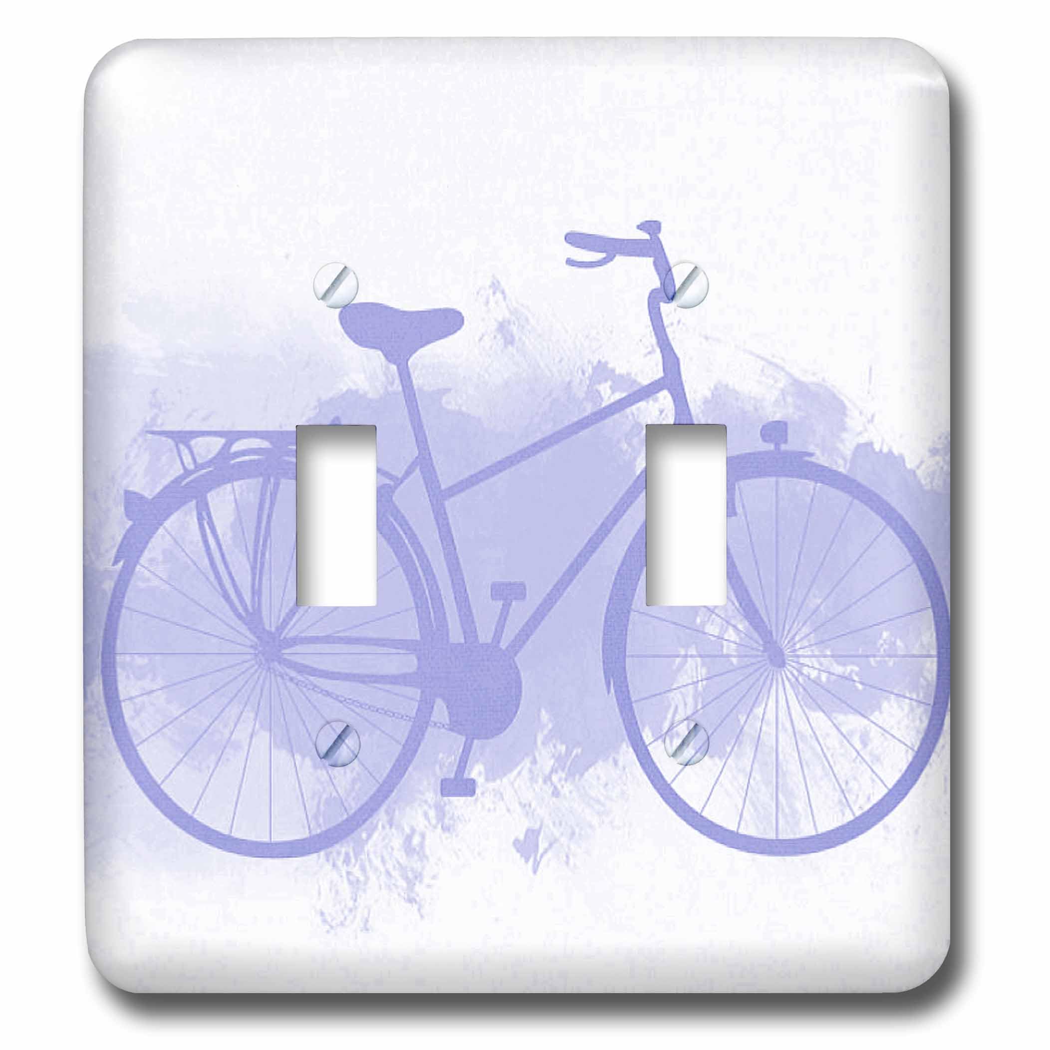 Cache pour interrupteur vélo bleu pour rénover facilement une plaque murale usée