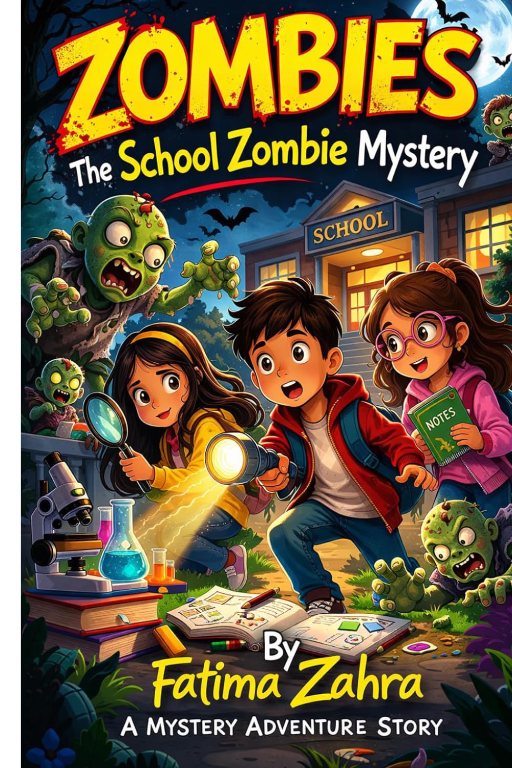 Zombies: The School Zombie Mystery: A Mystery Adventure Story for Kids