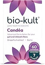 Bio-Kult Candéa | 7 Strains + Garlic & Grapefruit Extract | Intimate Flora & Yeast Balance | 60 Capsules