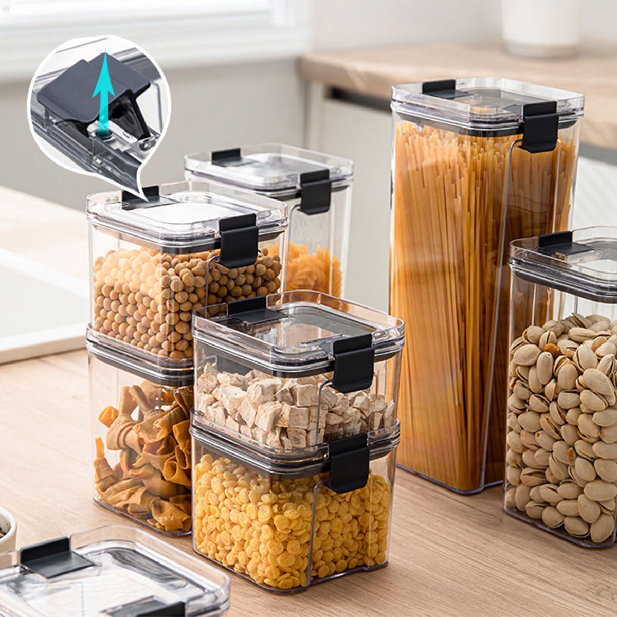 Amazon.com: Cetomo 5.6Cup Sealed Food Storage Container, Fridge