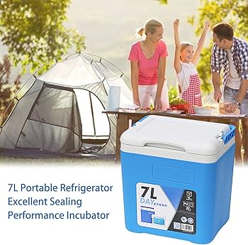 Amazon | 7L クーラーボックス クーラー ポータブル冷蔵庫 保冷剤付き