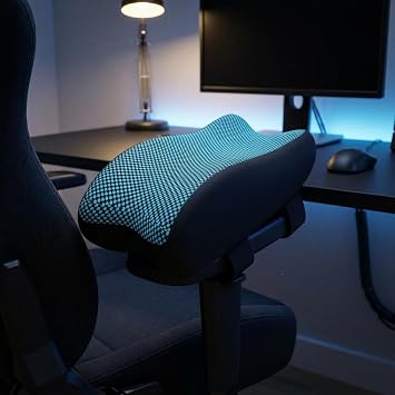 Memory Foam Armrest Pad Universal Fit Memory Foam Armrest Cover Non-Slip Desk Chair Arm Cushion for Enthusiasts, Gaming