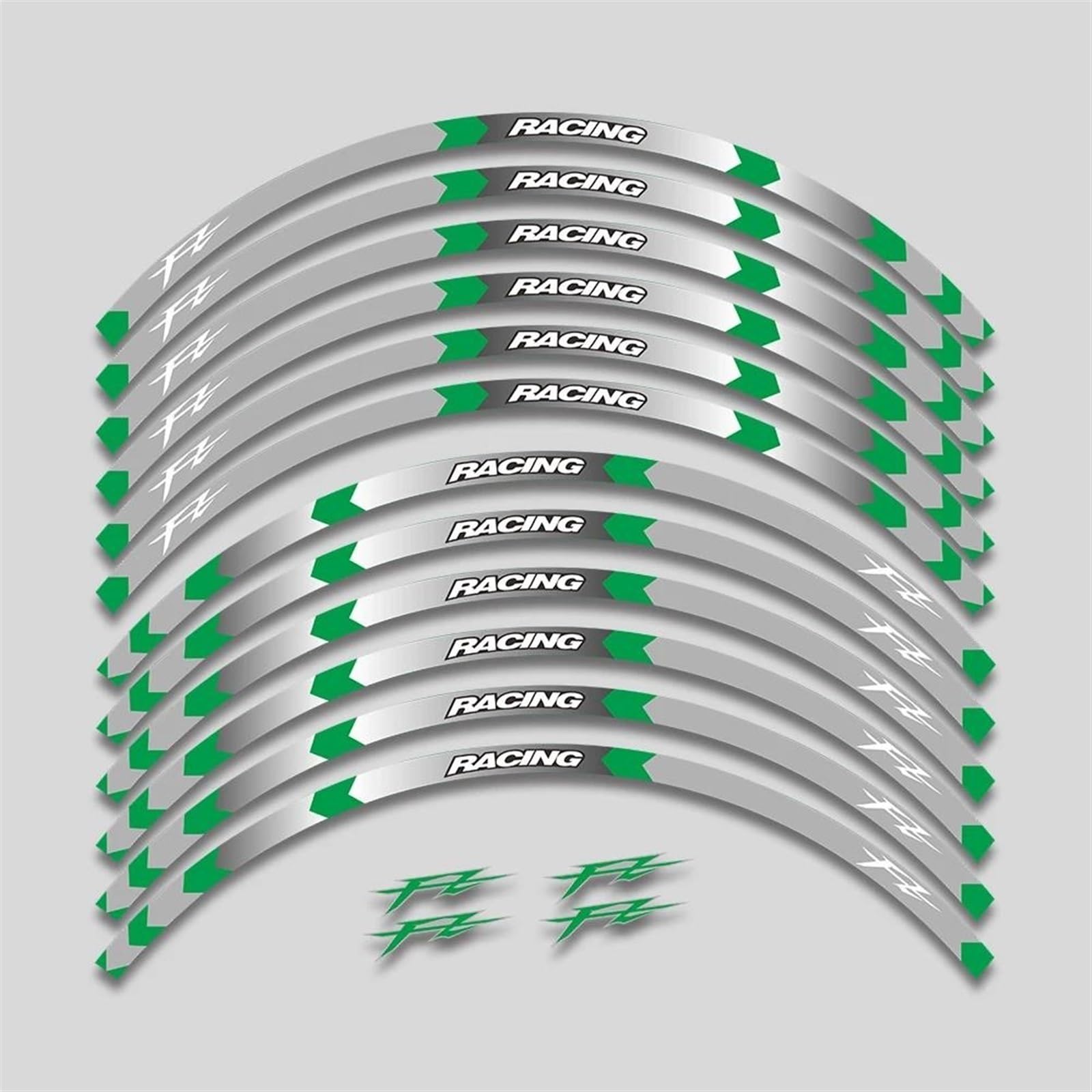 Stickers Motorcycle Wheel Stickers Reflective Decorative for FAZER FZ FZ1 FZ6 FZ07 FZ8 FZ09 FZ10 FZS1000(Style 2)