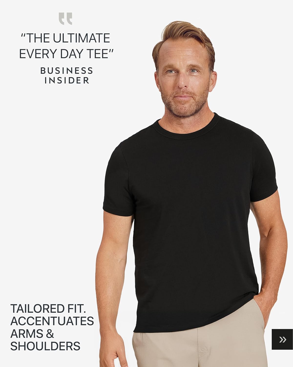 Mott & Bow 3 Pack Men's T-Shirt Classic, XL White, Black, and California Blue - Image 5