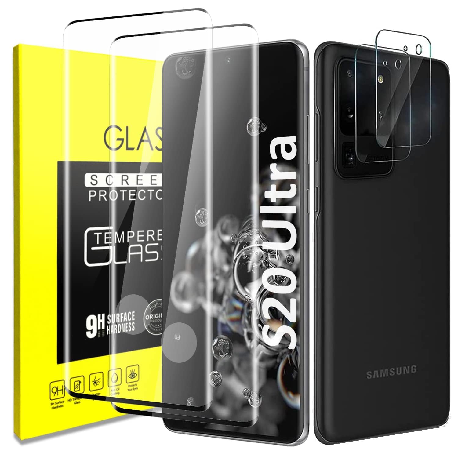 Amazon.com: siosaxdot Samsung Galaxy S20 Ultra 5G Tempered Glass