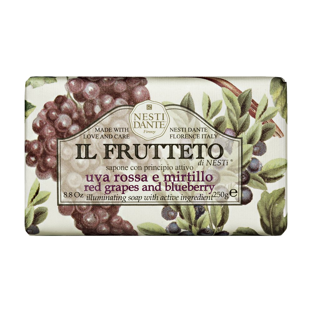 NESTI DANTE Il Frutteto, Red Grapes & Blueberry Soap 250 g