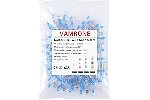 100PCS Solder Seal Waterproof Butt Connectors