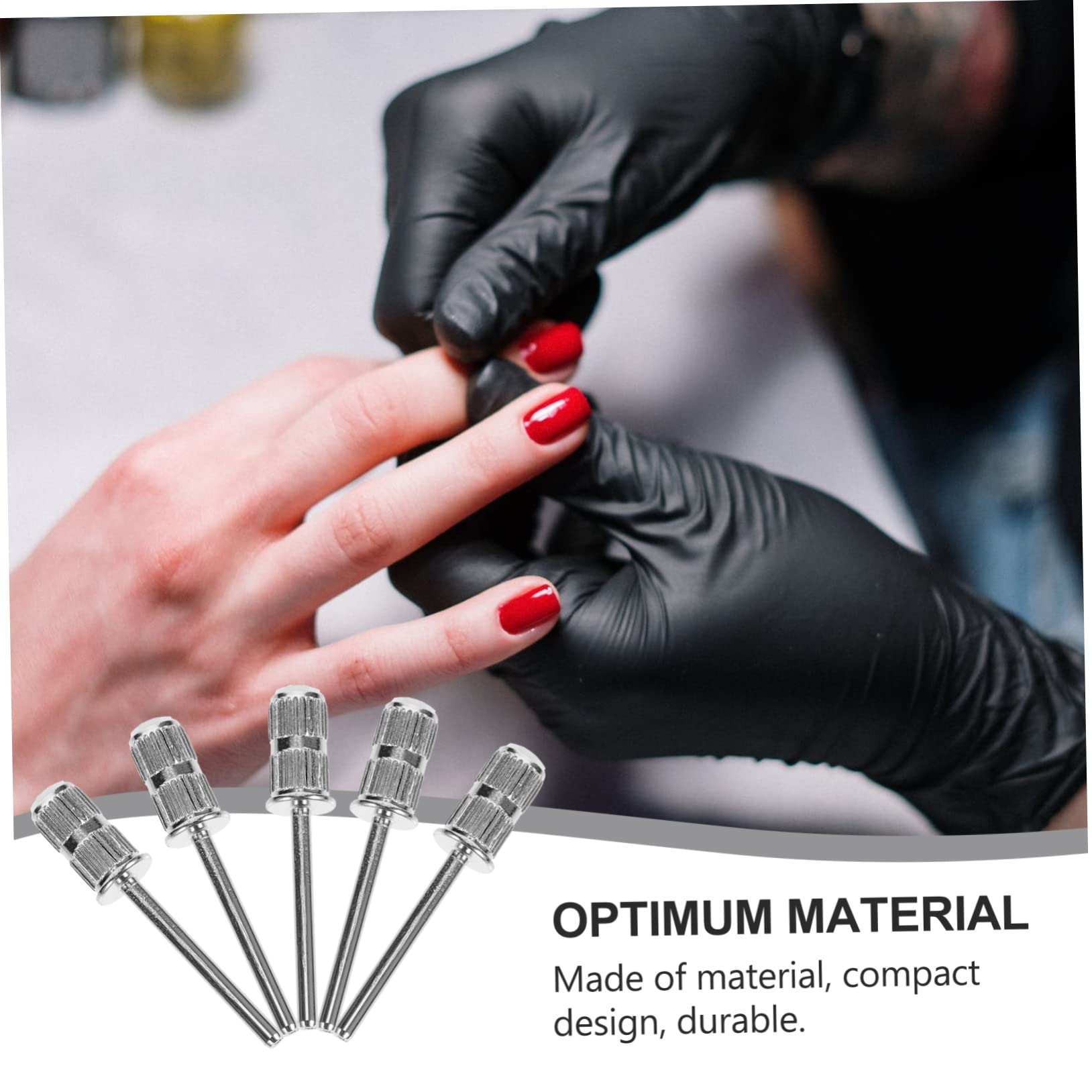 60pezzi Punta Trapano Unghie Per Manicure e Pedicure Accessori Per Unghie Professionali Resistente Alla Corrosione e Facile Da Pulire Per Estetista e Uso Domestico