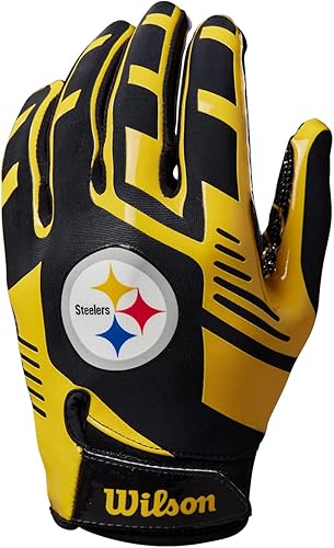 Miniatura 104 de WILSON NFL Guantes de fútbol americano con ajuste elástico, para jóvenes y adultos