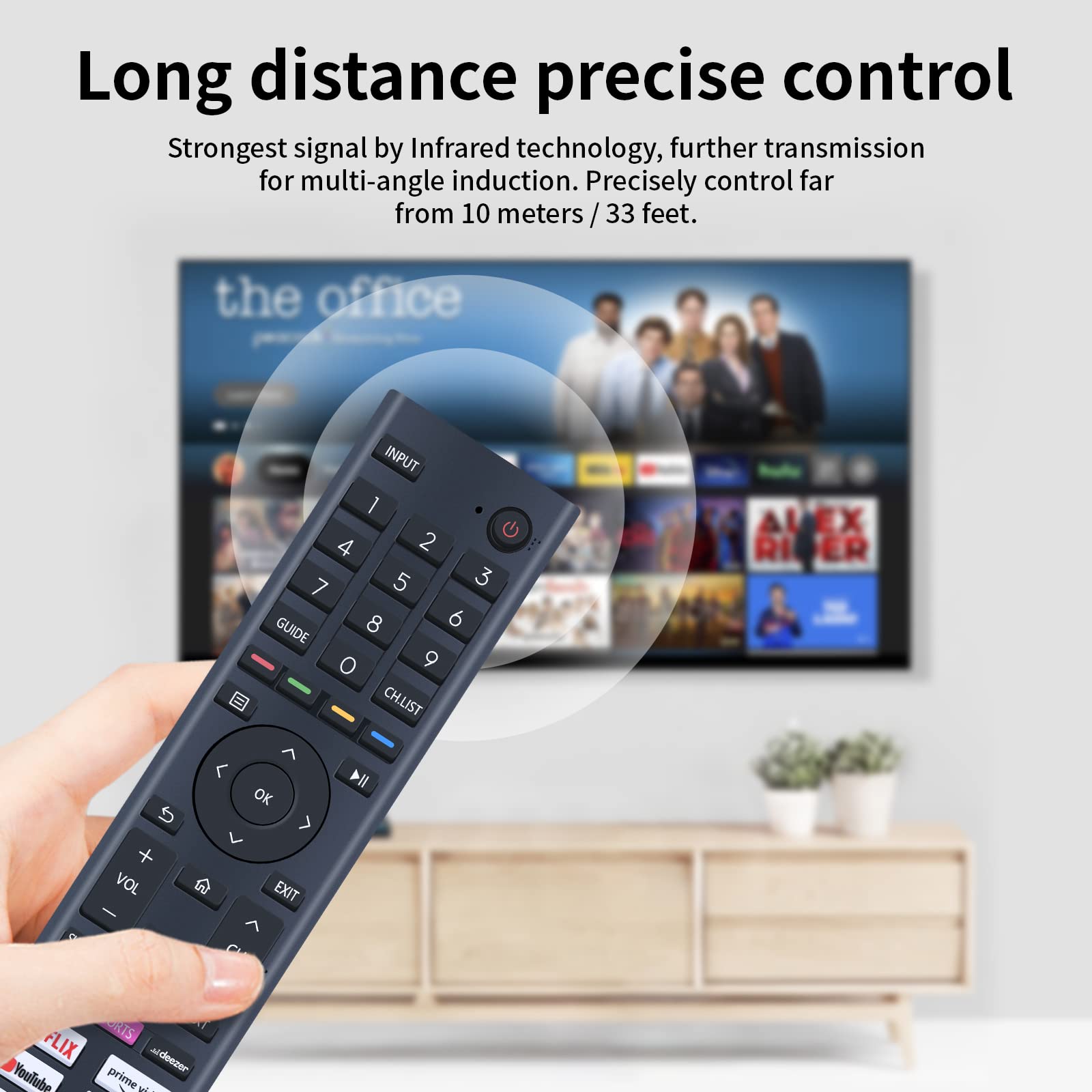 azurano telecomando per HISENSE ERF3I80H, HT288509, T288509