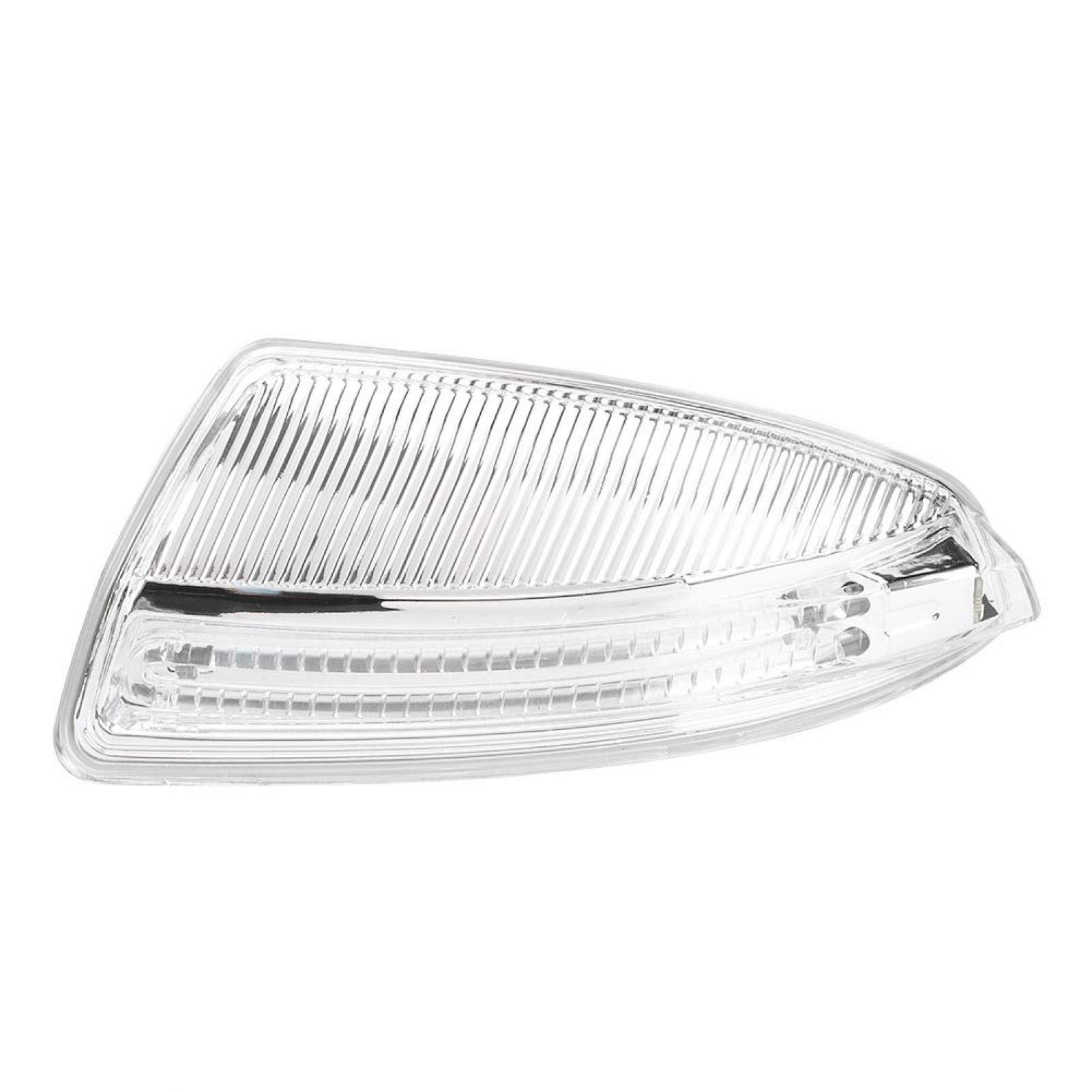 Qiilu Par de Indicador Espejo Retrovisor Luz de del Espejo de la Puerta Retrovisor de Señal de LED de Espejo de Puerta Retrovisor ​​Apto para C-Class W204 08-10 X2z658