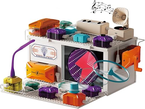Dollox Kits de ciencia para niños, kit avanzado de exploración de circuitos eléctricos con más de 380 proyectos, juguete educativo electrónico para