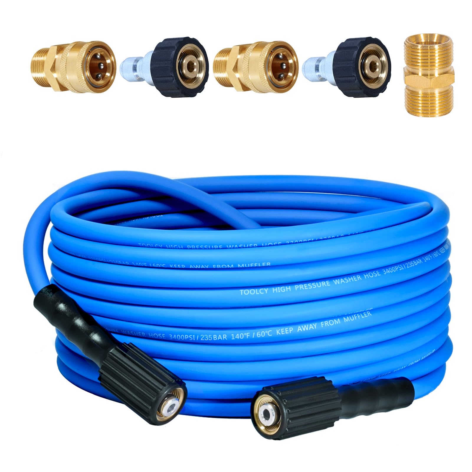 TOOLCY Pressure Washer Hose 30ft