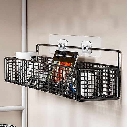 Miniatura 5 de Paquete de 4 ganchos adhesivos de repuesto para regadera, adhesivo autoadhesivo fuerte, sin perforaciones, ganchos colgantes impermeables para