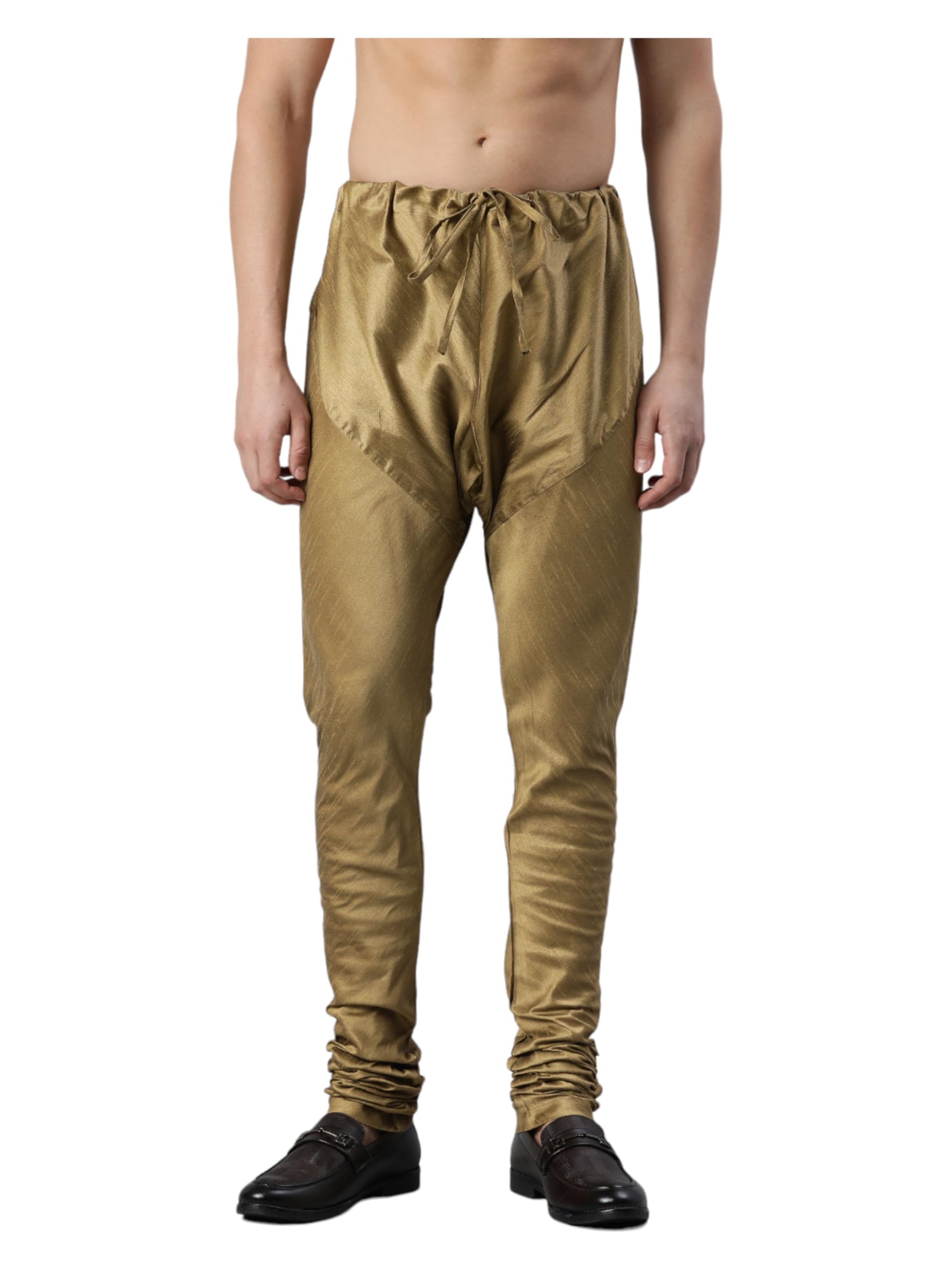 manthan Men's Art Silk Solid Churidar-picture-15