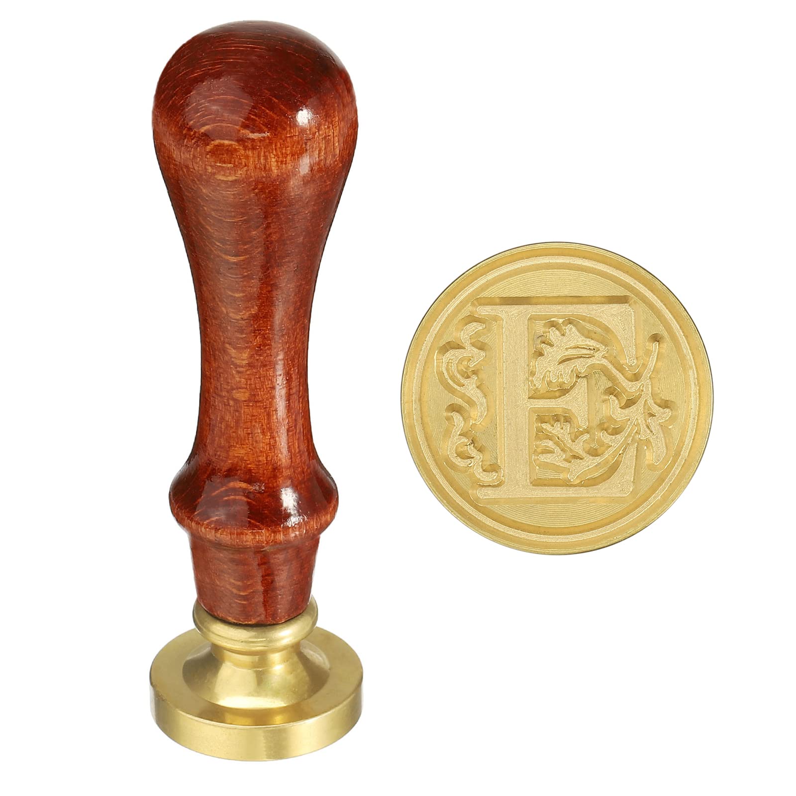 YOKIVE Alphabet Wax Seal Stamp, Letter Stamper with Removable Handle Head Decorate Postcards