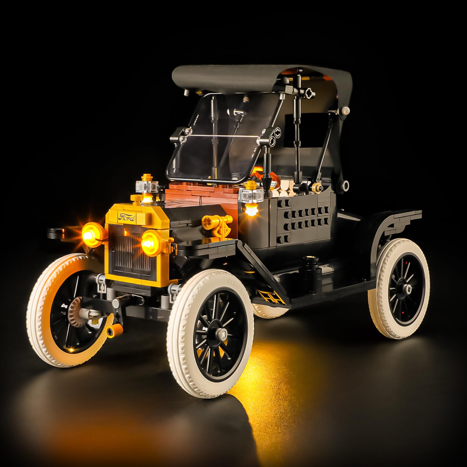 LIGHTAILING Led Light for Lego-11376 Icons Ford Model T - Easy Install, Hidden Wiring, Home Decor & Gift-Ready (Model Not Included)