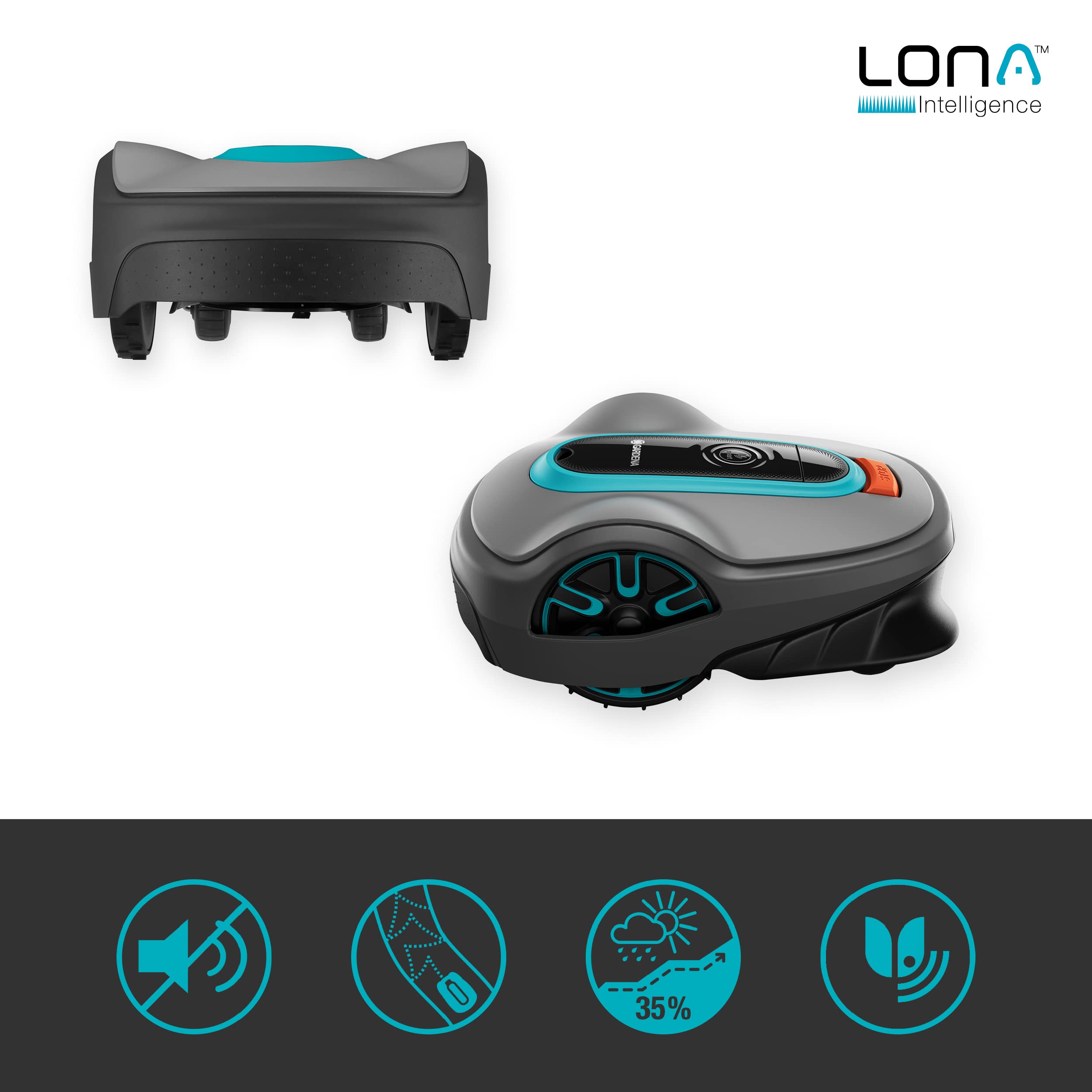 Gardena Robot Tosaerba Smart Sileno Life 1000m²