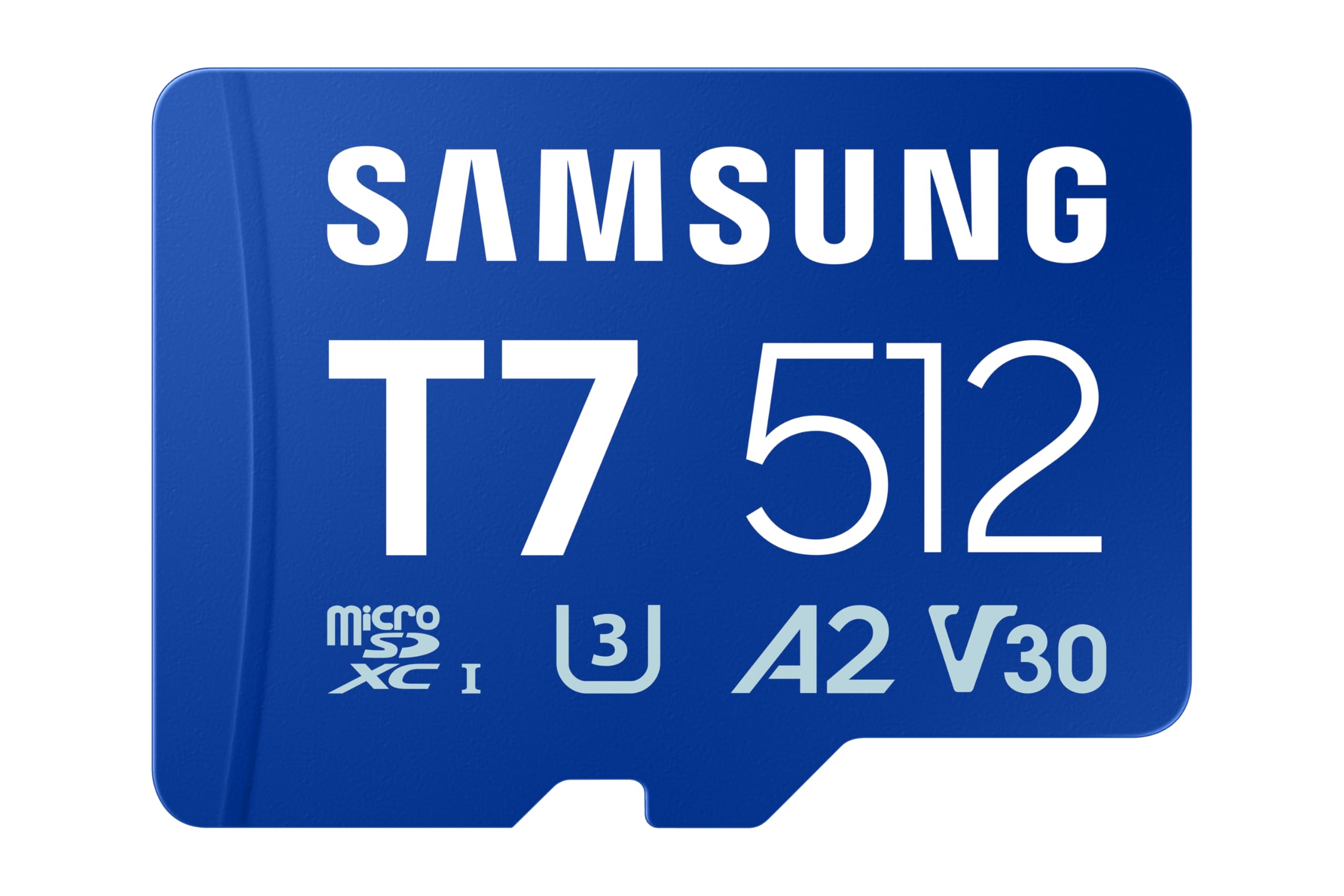 Samsung T7 Tarjeta microSD, 512 GB, UHS-I U3, Full HD y 4K UHD | Tarjeta de Memoria para Juegos en Smartphone, Tableta y Consola Portátil, Velocidad de Lectura 170 MB/s, MB-MB512T/WW