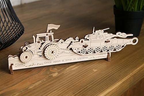 Miniatura 3 de UGEARS Brave UA Tractor