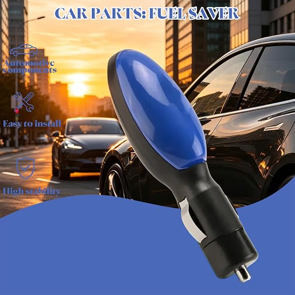 Fuel Phase, Fuel Sync, Fuelphase, Fuel Saver Device, Plug in, Portable Car Fuels, Automotive Spill Saver, Easy Install Fuels Efficiency Booster for Auto Drive (1 PC) - 2